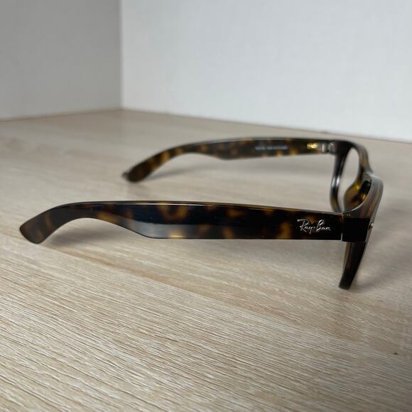 Ray-Ban RB2132 New Wayfarer 902 Sunglasses Tortoise Frames Only 55-18 Italy - Picture 10 of 10